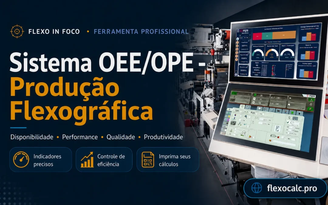 Sistema OEE/OPE – Produção Flexográfica · Flexo In Foco