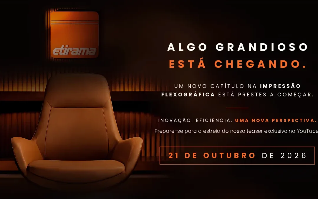 ETIRAMA revela a FIT Next: conheça a nova geração de impressoras flexográficas para rótulos que chega em 2027
